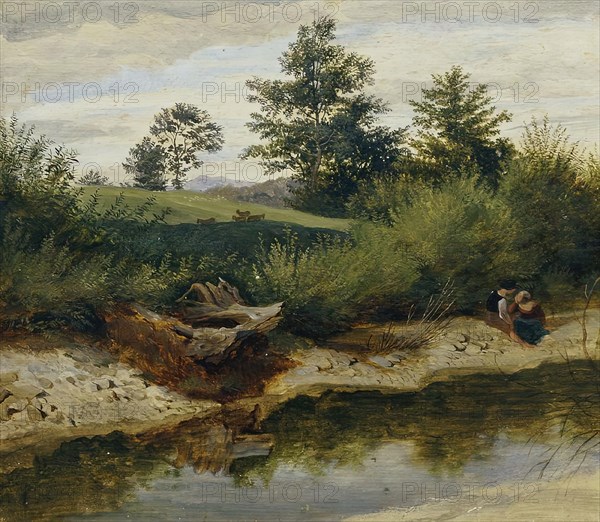 Stream Landscape, 1820. Creator: Friedrich Philipp Reinhold.