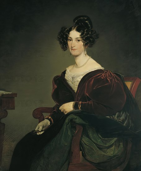 Amalie Klein, 1834. Creator: Friedrich von Amerling.
