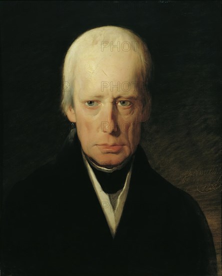 Emperor Franz I of Austria, 1832. Creator: Friedrich von Amerling.