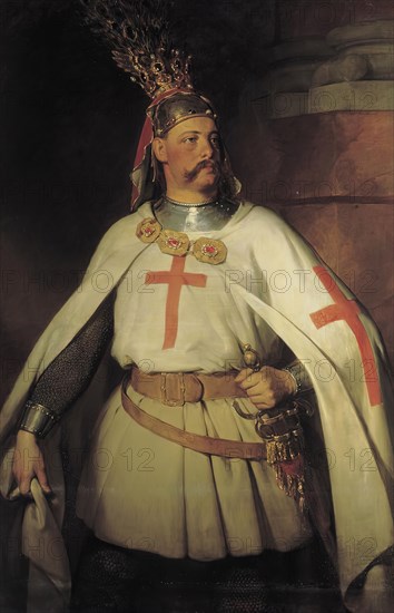 Archduke Leopold as a crusader, 1863. Creator: Friedrich von Amerling.