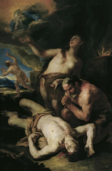 Lamentation for Abel, 1692. Creator: Johann Michael Rottmayr.