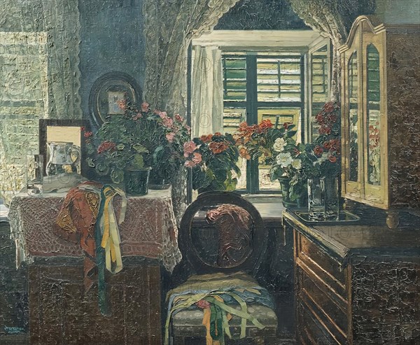 Interior, 1913. Creator: Josef Stoitzner.