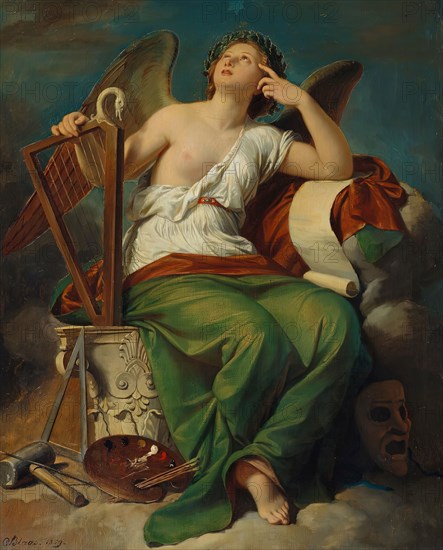 Allegory of art, 1859. Creator: Carl von Blaas.