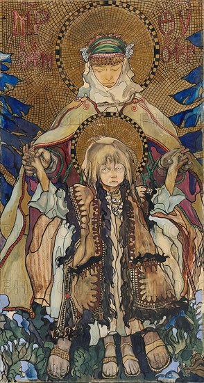 The Huzulian Madonna, 1909. Creator: Kazimierz Sichulski.