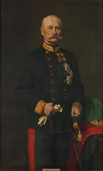 General of the Cavalry Alexander Freiherr von Koller, 1883. Creator: Sigmund L'Allemand.