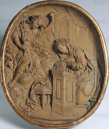 Annunciation to Mary, undated. (c1770s) Creator: Veit Koniger.