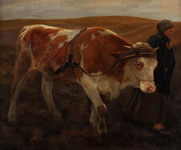 The return home from the field, 1898. Creator: Alfred Schrötter of Kristelli.