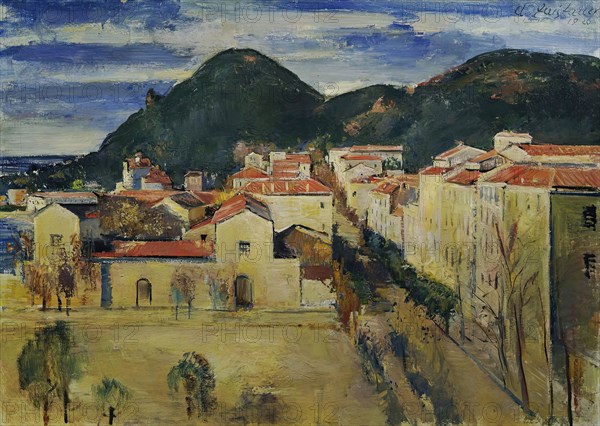 Ajaccio, 1926. Creator: Anton Faistauer.