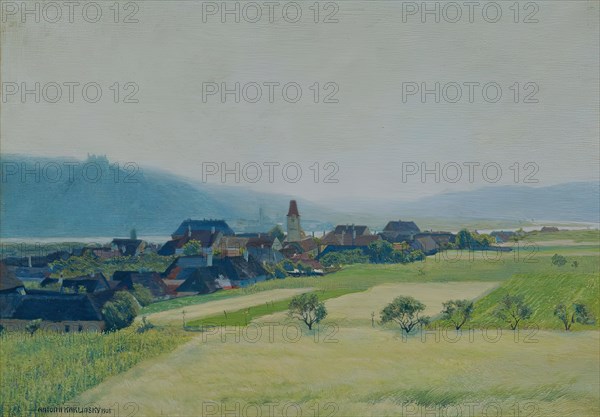 Tomorrow on the Danube, 1908. Creator: Anton Hans Karlinsky.