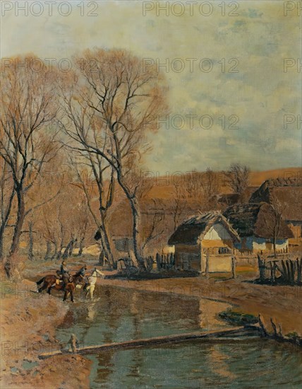 Early spring in eastern Galicia, 1917. Creator: Anton Hans Karlinsky.
