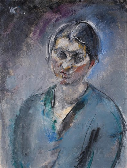 The artist's wife, 1914. Creator: Anton Kolig.