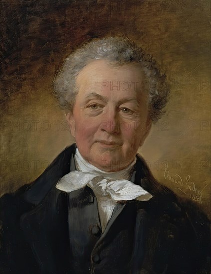 Bartholomew Denk, 1858. Creator: Eduard Ender.