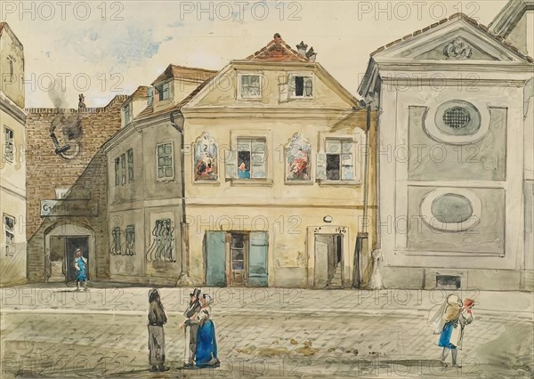 The executioner's house in Vienna, undated. Creator: Emil Hutter.