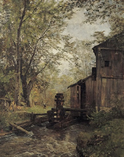 The Gosaumühle near Ischl, 1883. Creator: Emil Jakob Schindler.