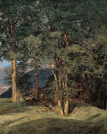 Maple trees near Ischl, 1831. Creator: Ferdinand Georg Waldmuller.