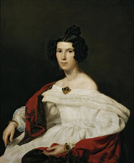 The wife of the court official Josef von Stadler, 1835. Creator: Ferdinand Georg Waldmuller.