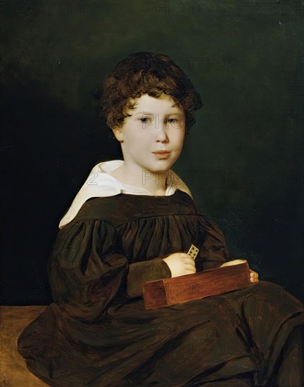 Heinrich Werner (1830 - 1861), the son of the couple Johann and Magdalena Werner, 1835. Creator: Ferdinand Georg Waldmuller.