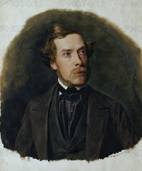 Gustav Barth, choirmaster of the Vienna Men's Choir, 1843. Creator: Ferdinand Georg Waldmuller.