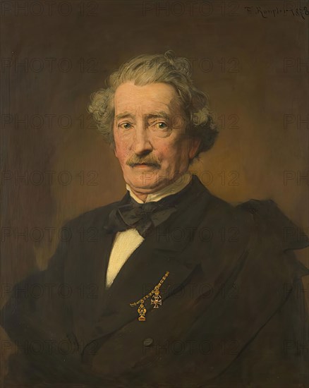 The lawyer and writer Franz Theobald Freiherr von Rizy, 1878. Creator: Franz Rumpler.