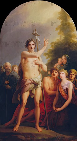 Saint John preaching, 1803. Creator: Heinrich Friedrich Füger.