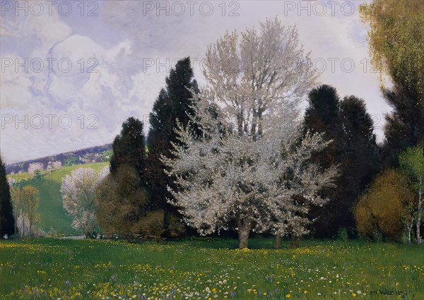 Spring in the Vienna Woods, 1909. Creator: Hans Wilt.