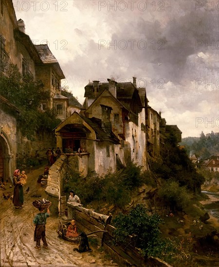 Motif from Zell, 1883. Creator: Hugo Darnaut.