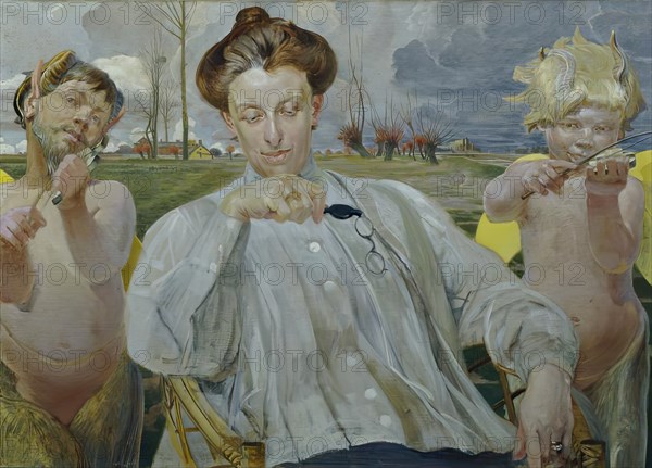 The artist's wife, 1905. Creator: Jacek Malczewski.