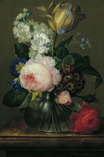Small floral still life, 1805. Creator: Johann Baptist Drechsler.