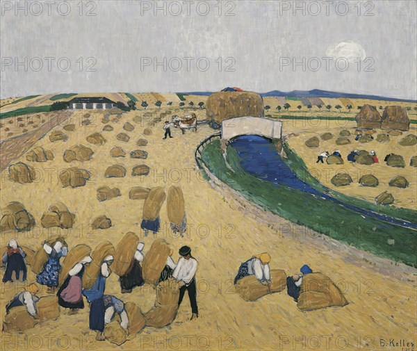 The harvest, 1908. Creator: Broncia Koller.