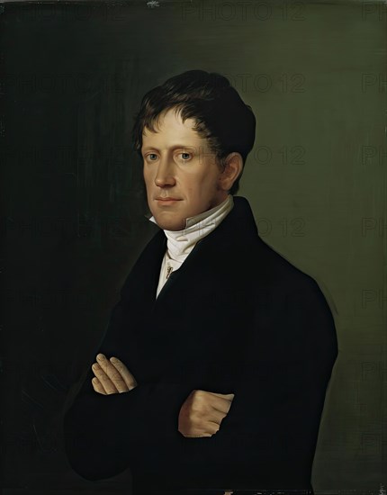 Josef Mayer Baron von und zu Gravenegg, 1827. Creator: Leopold Kupelwieser.