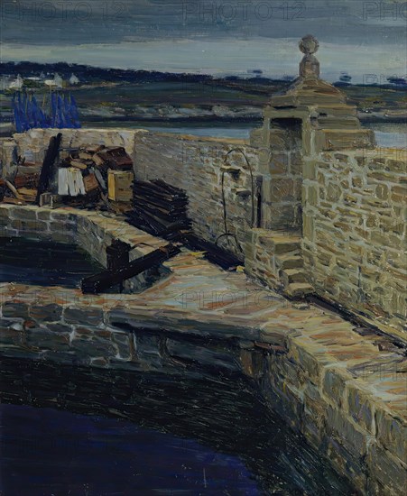 The pond (Concarneau), 1904. Creator: Maximilian Kurzweil.