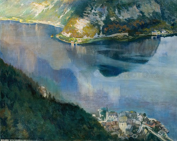 Hallstatt Lake, 1908. Creator: Richard Harlfinger.