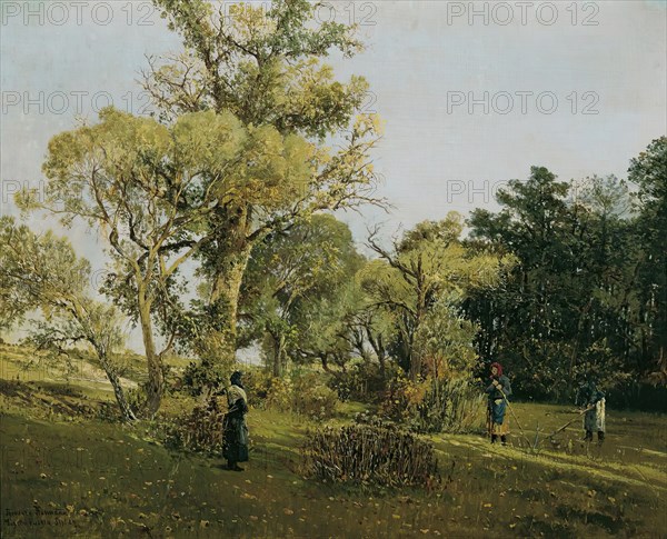 On the Ligethi Puszta, 1884. Creator: Theodor von Hormann.