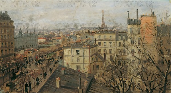 View of Paris, 1890. Creator: Theodor von Hormann.