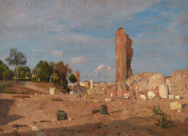 Late afternoon on the Palatine, 1886. Creator: Tina Blau.