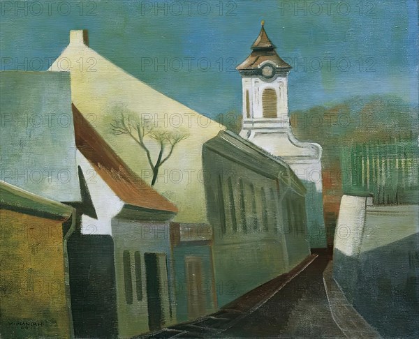 Street in Pötzleinsdorf, 1940. Creator: Viktor Planckh.