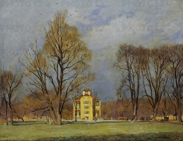 Lusthaus in the Prater, 1929. Creator: Anton Hans Karlinsky.