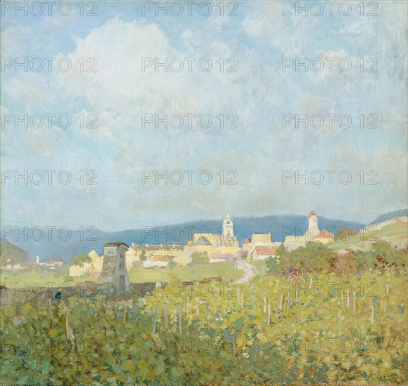 Dürnstein in the Wachau, 1930. Creator: Anton Hans Karlinsky.