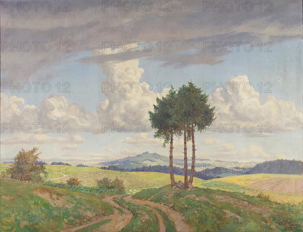 Dirt road, 1922. Creator: Carl Godel.