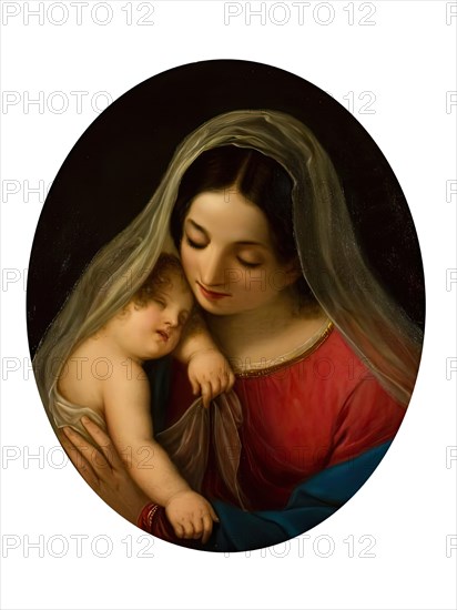 Madonna and child, 1885. Creator: Diodato Massimo.