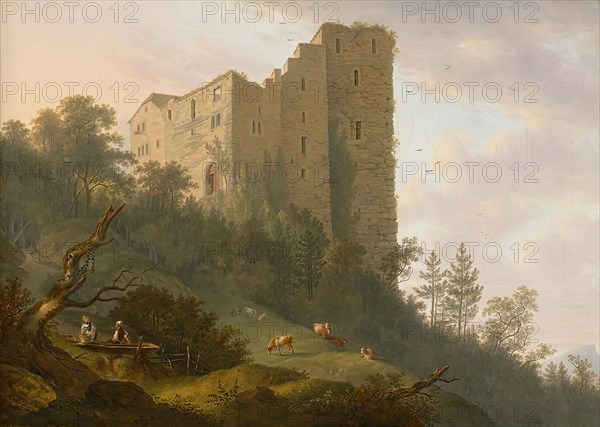 Surroundings of the Habsburg ruins, 1804. Creator: Caspar Rahn.