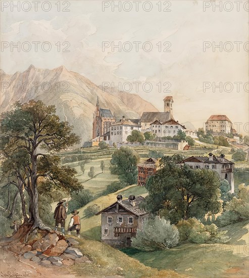 Schenna near Meran, 1868. Creator: Johann Nepomuk Passini.