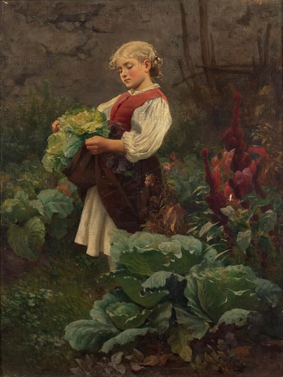 The house mother, 1870. Creator: Leopold Carl Muller.