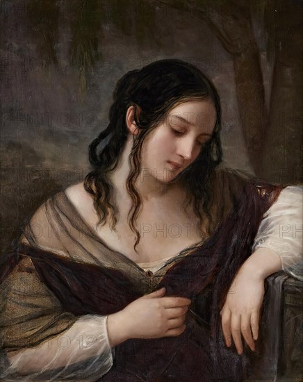 Sadness, 1841. Creator: Natale Schiavoni.