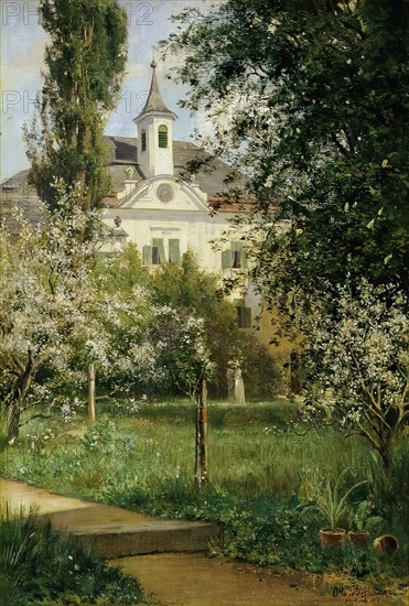 Gerasdorf Castle, 1891. Creator: Otto Seraphim Peters.