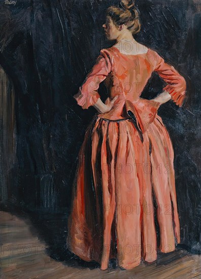 Portrait of a lady, 1911. Creator: Wilhelm Thony.