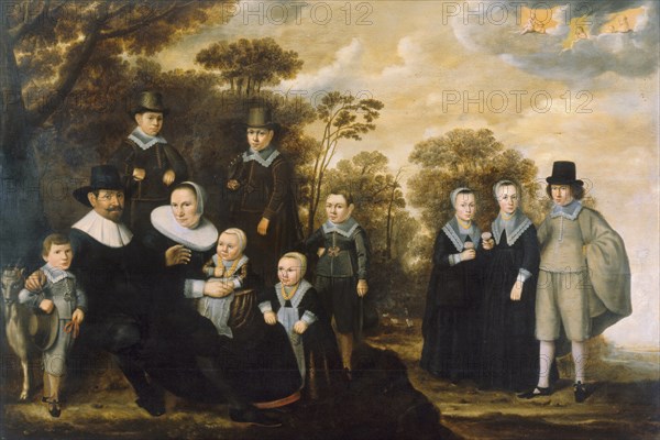 Portrait of a Family, 1635-1640. Creator: Unknown.