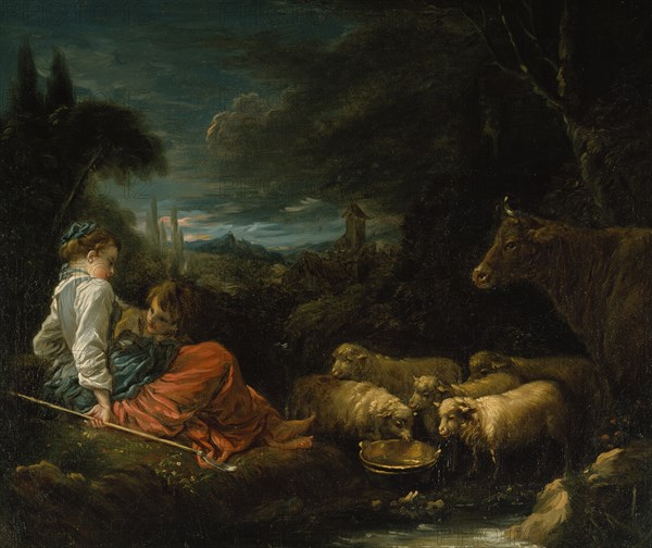 Pastoral, c1730. Creator: Francois Boucher.