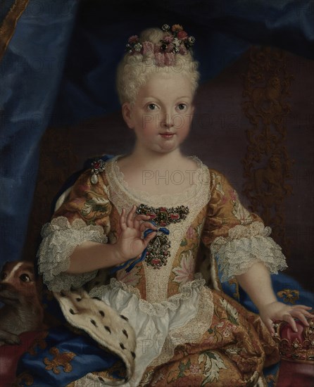 Portrait of the Infanta Maria Ana Victoria de Borbón, c1723. Creator: Unknown.