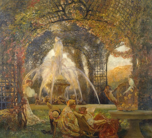 The Arbor, c1906. Creator: Gaston la Touche.